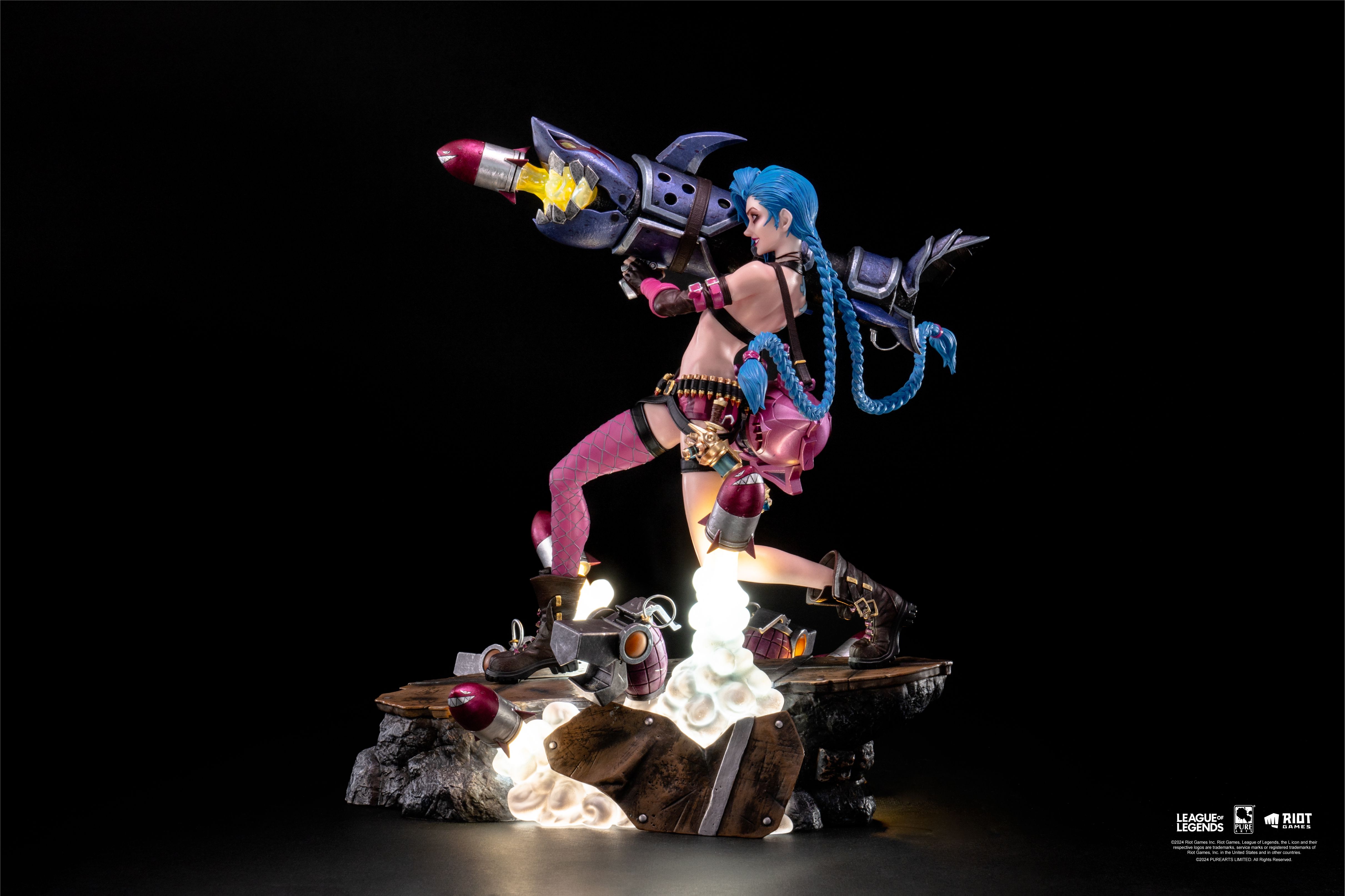 Jinx Light Up 1/6 Scale Statue | PureArts - Gamerthrone