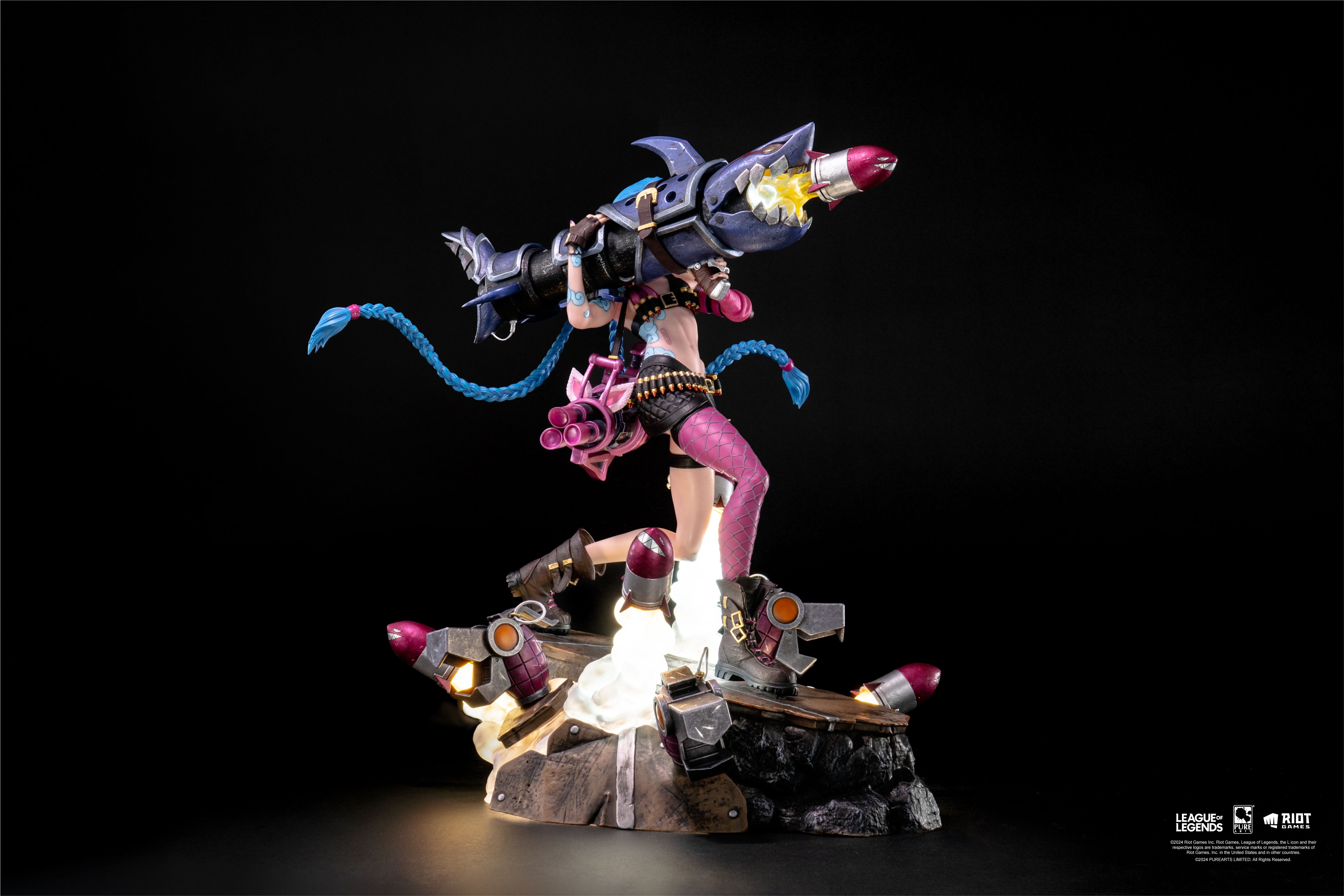 Jinx Light Up 1/6 Scale Statue | PureArts - Gamerthrone